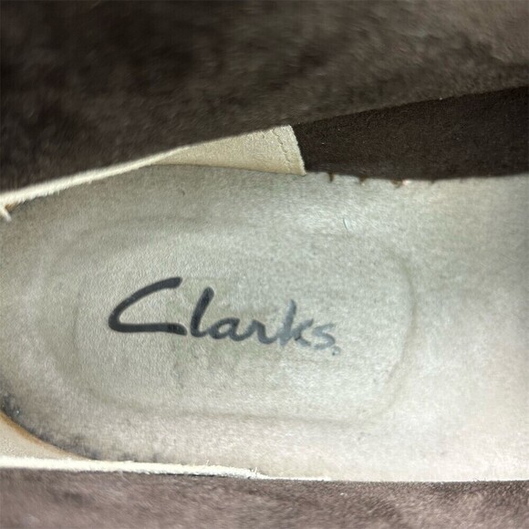 Clarks Men\'s Chukka Desert Boots Brown Tan Leather Lace-Up Ankle Size 11 main image 9